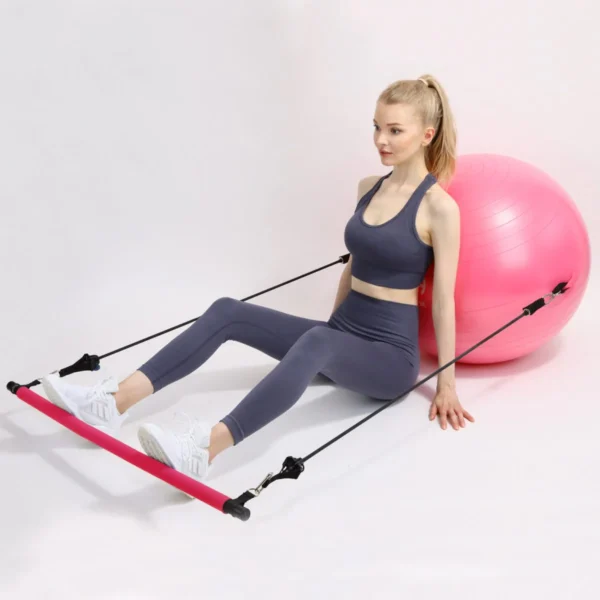 Exercise Ball and Pilates Bar Set - Image 4